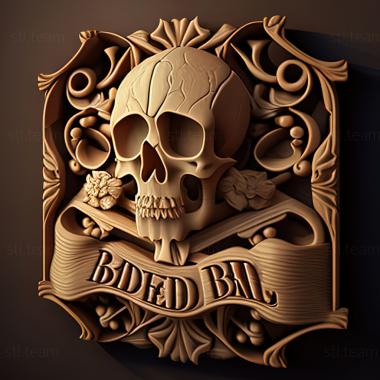 3D model Bad To The Bone Garagaras Bone Club (STL)
